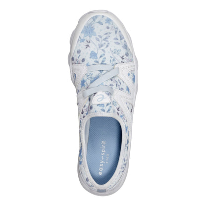 Easy Spirit Riptide Clogs - White/Blue Floral