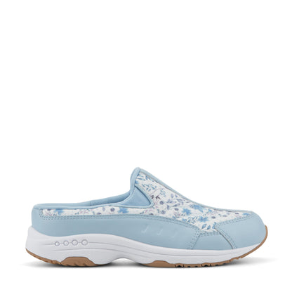 Easy Spirit Traveltime Clogs - Light Blue Prairie Floral