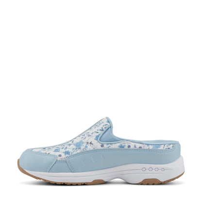 Easy Spirit Traveltime Clogs - Light Blue Prairie Floral