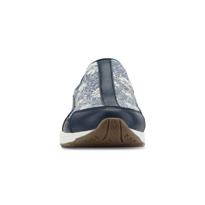 Easy Spirit Traveltime Clogs - Navy/White Floral