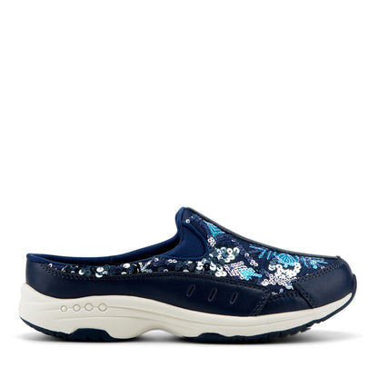 Easy Spirit Traveltime Clogs - Dark Blue/Sequins
