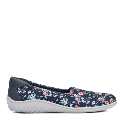 Easy Spirit Gift Slip On Flats - Navy Floral