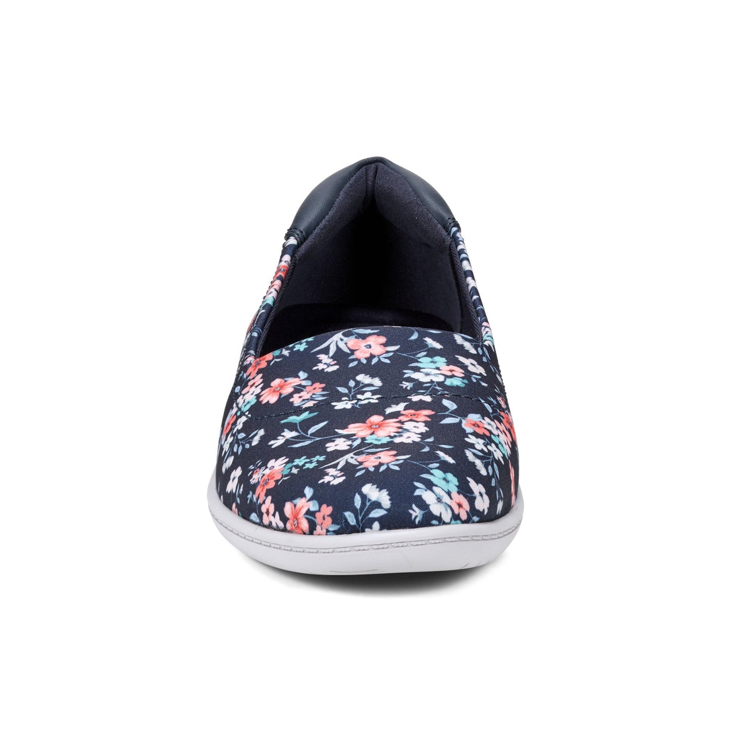 Easy Spirit Gift Slip On Flats - Navy Floral