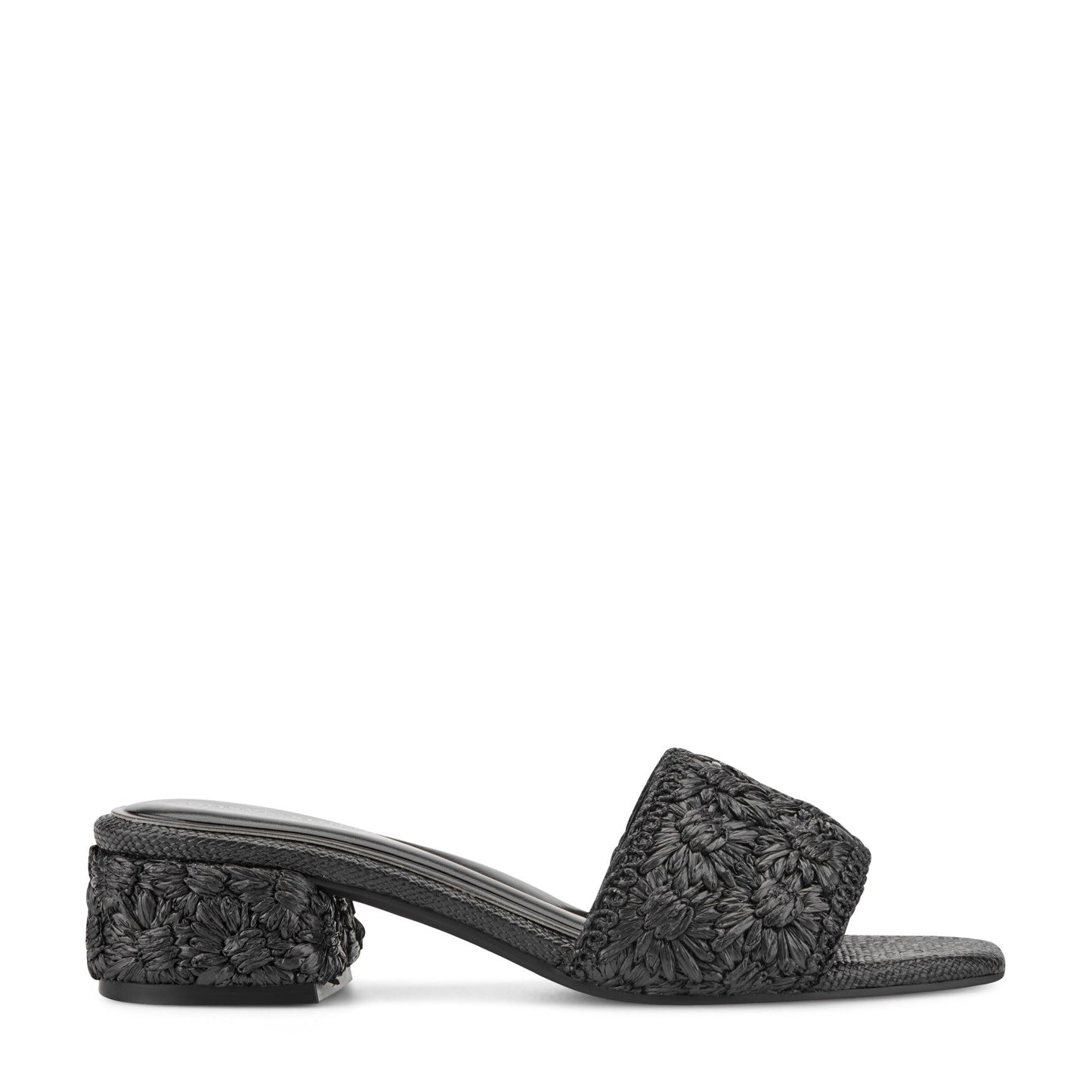 Easy Spirit Rosario Raffia Dress Sandals - Black