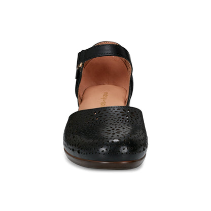 Easy Spirit Denita Mary Jane Heels - Black Leather