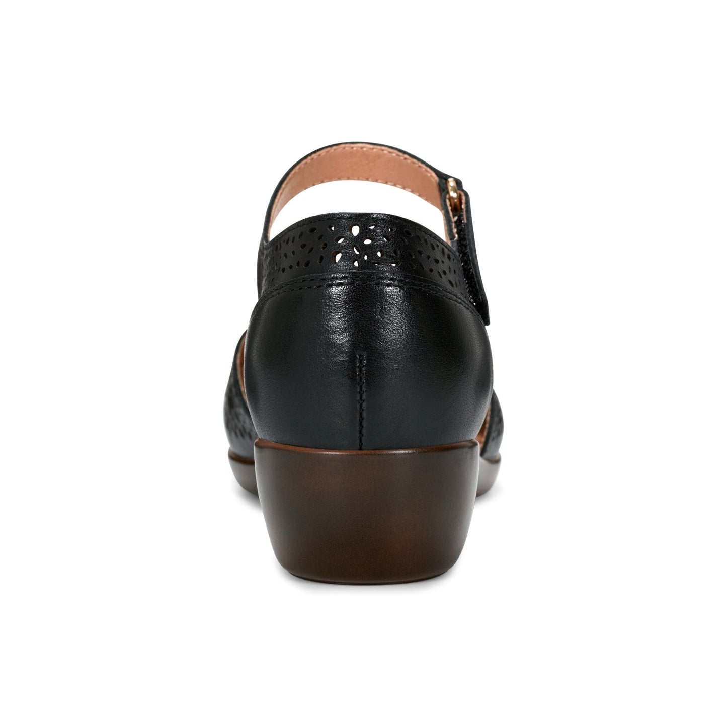 Easy Spirit Denita Mary Jane Heels - Black Leather