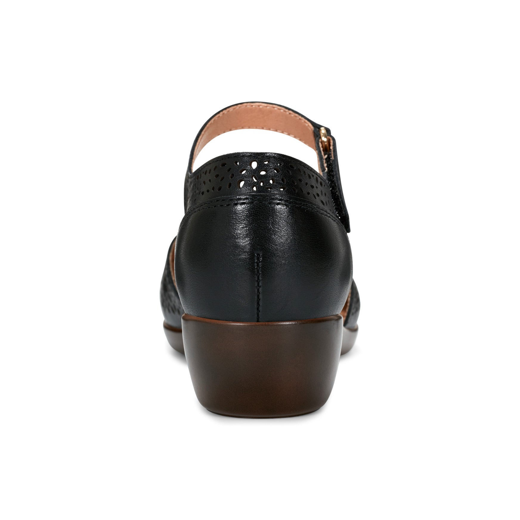 Easy Spirit Denita Mary Jane Heels - Black Leather