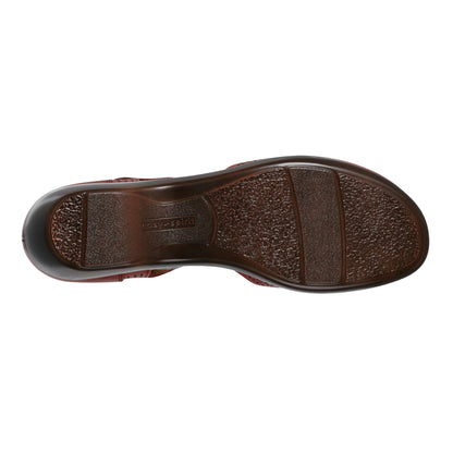 Easy Spirit Denita Mary Jane Heels - Brown Leather