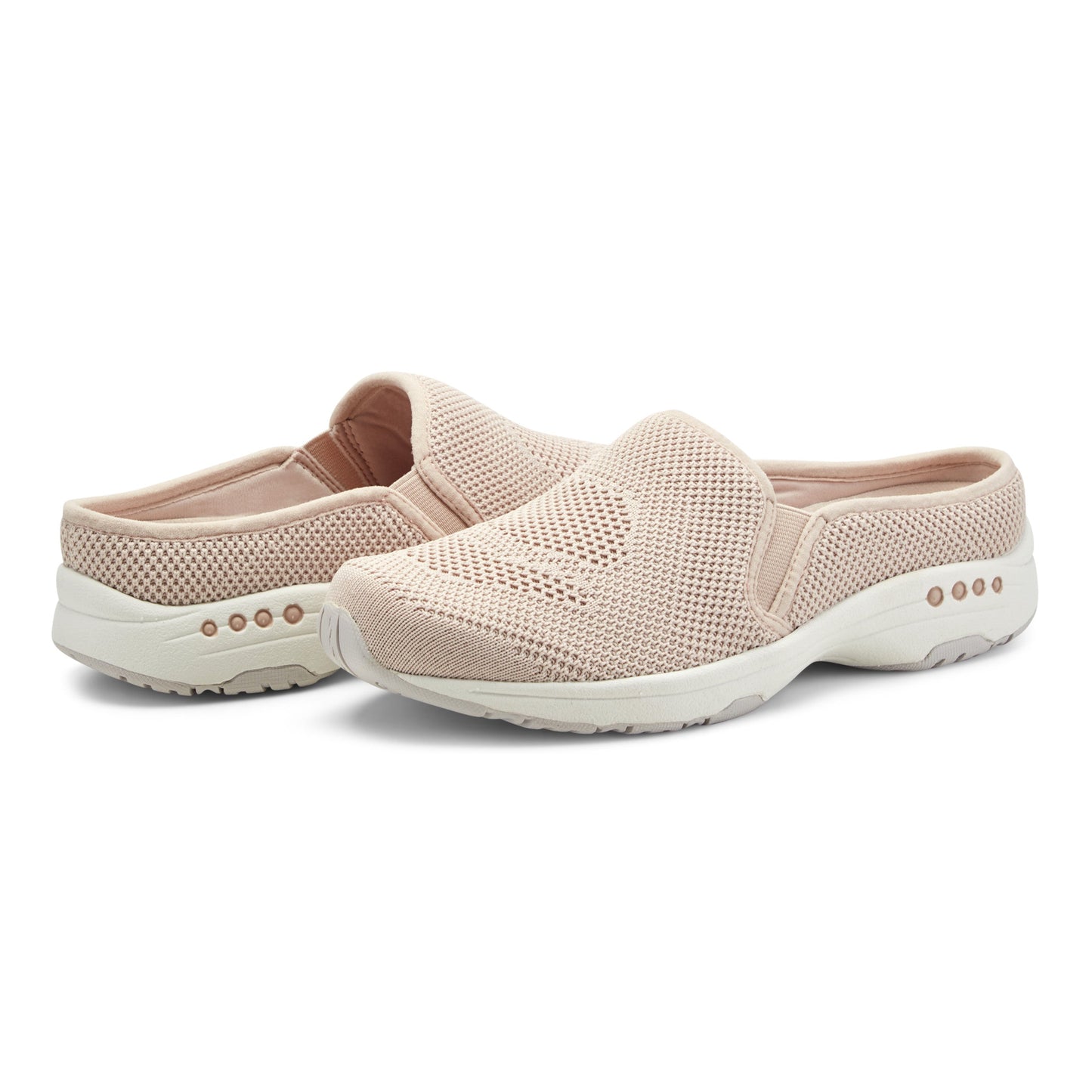Easy Spirit Takeknit Eco Clogs - Light Pink