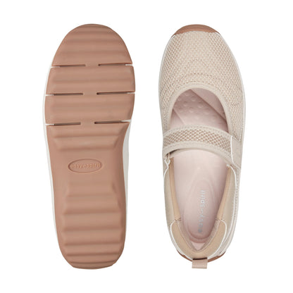 Easy Spirit Brandie Mary Jane Walking Shoes - Taupe