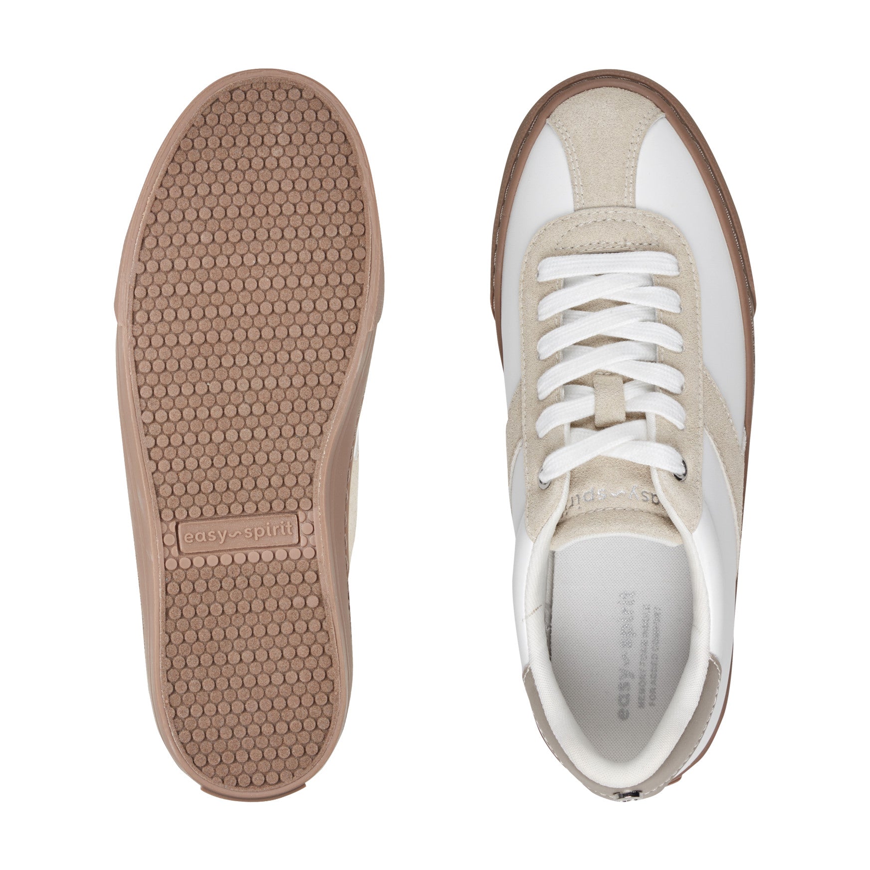 Easy Spirit Laurie Casual Sneakers - White/Natural