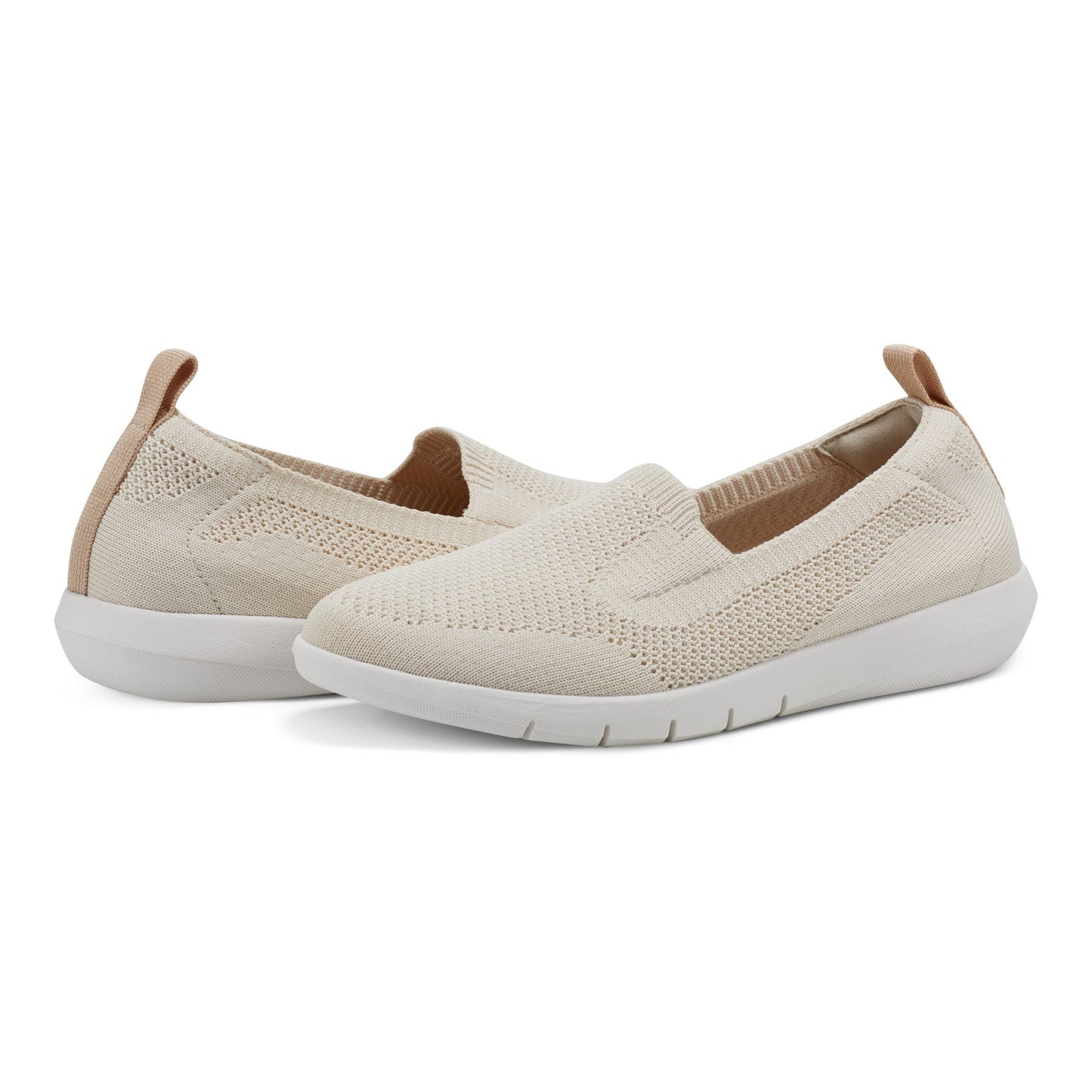 Easy Spirit Razzle Casual Flats - Light Natural