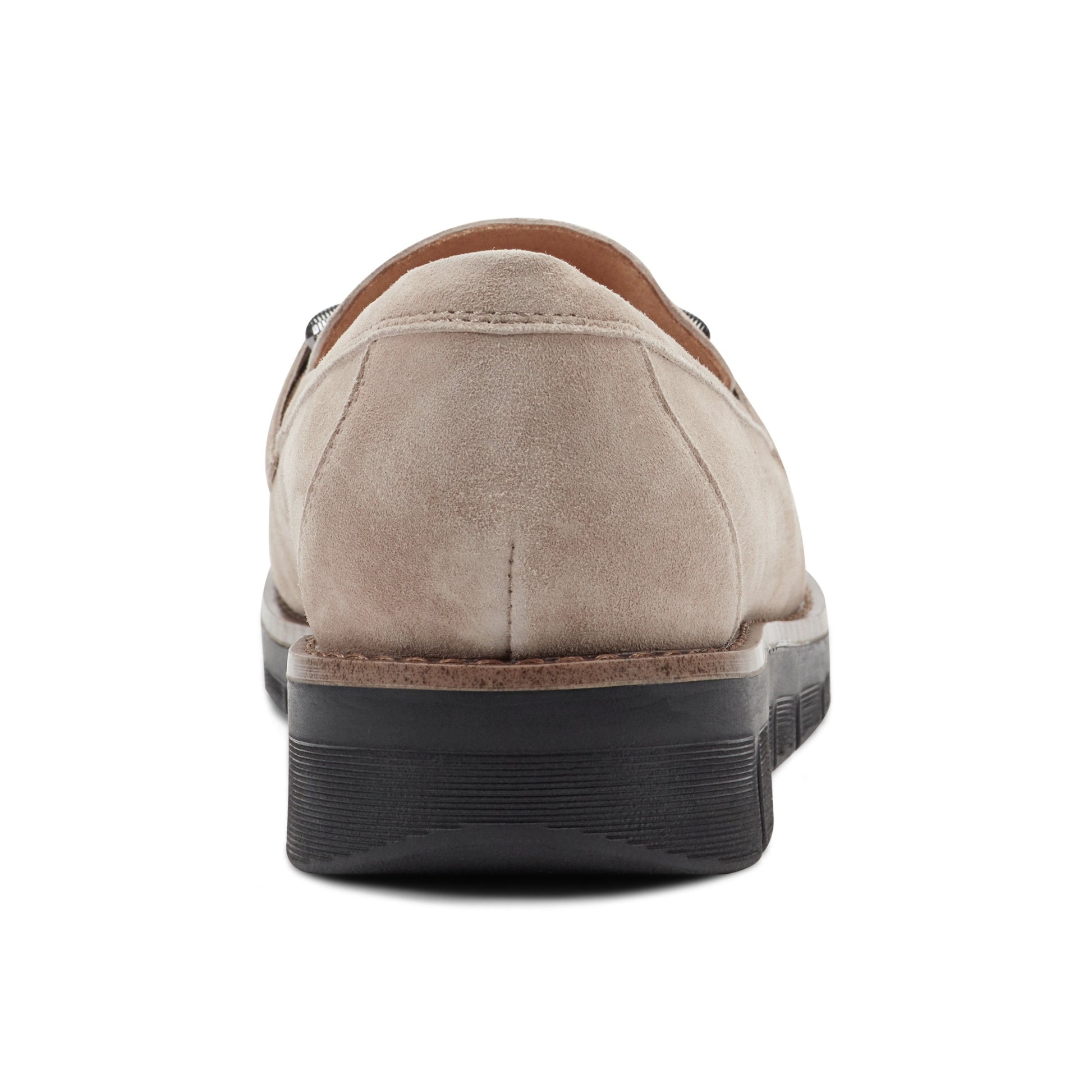 Easy Spirit Vivy Tailored Loafers - Taupe Suede