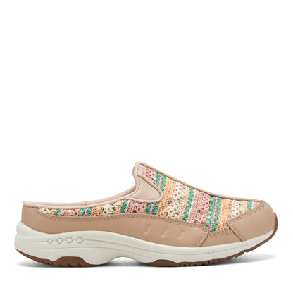 Easy Spirit Traveltime Clogs - Light Natural/Striped Multi