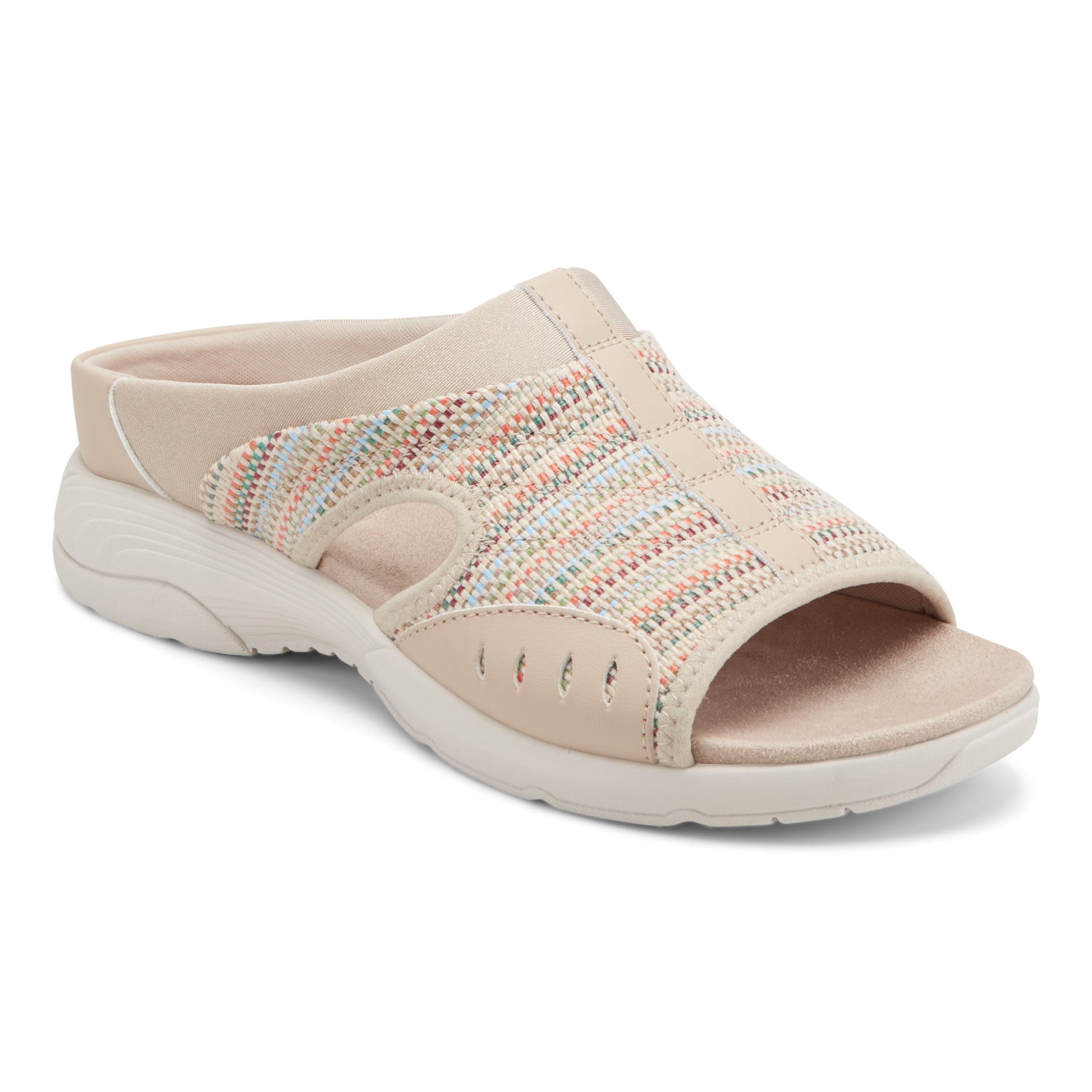 Easy Spirit Traciee Slip On Sandals - Medium Natural/Multi