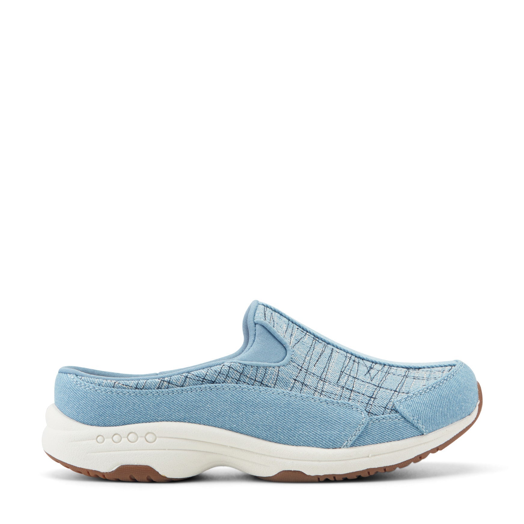 Easy Spirit Traveltime Clogs - Light Blue Multi