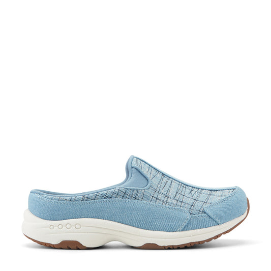 Easy Spirit Traveltime Clogs - Light Blue Multi