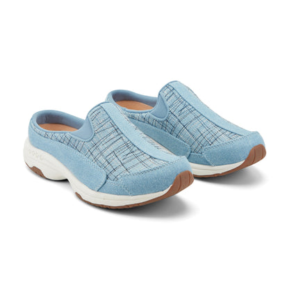 Easy Spirit Traveltime Clogs - Light Blue Multi