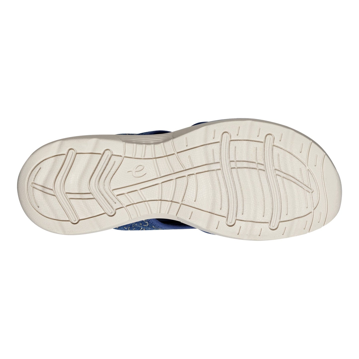 Easy Spirit Traciee Slip On Sandals - Denim and Gold Floral