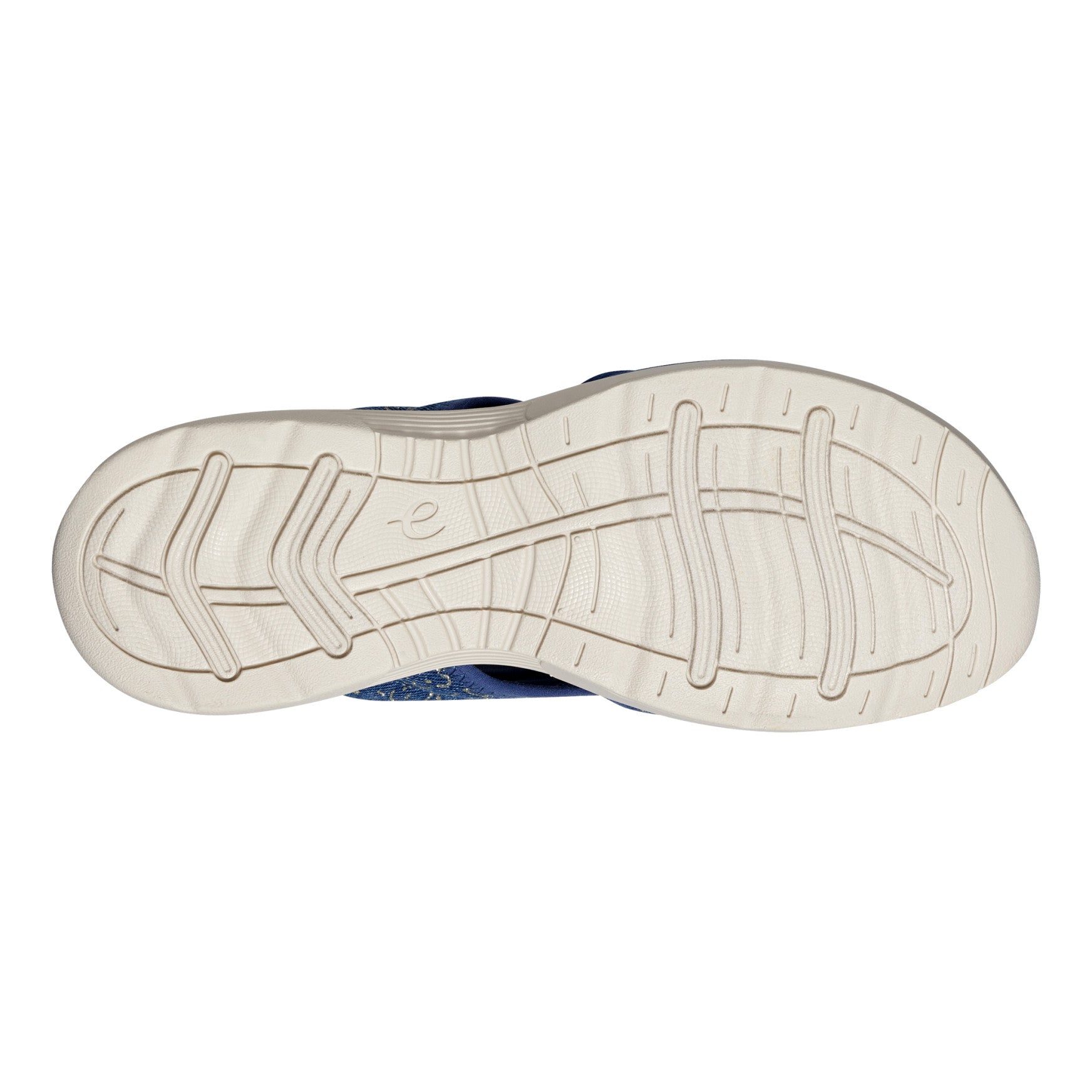 Easy Spirit Traciee Slip On Sandals - Denim and Gold Floral