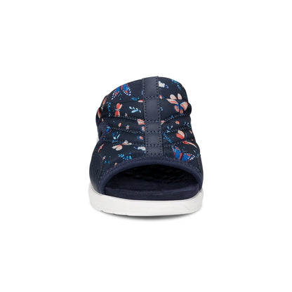Easy Spirit Traciee Slip On Sandals - Navy Butterfly Print