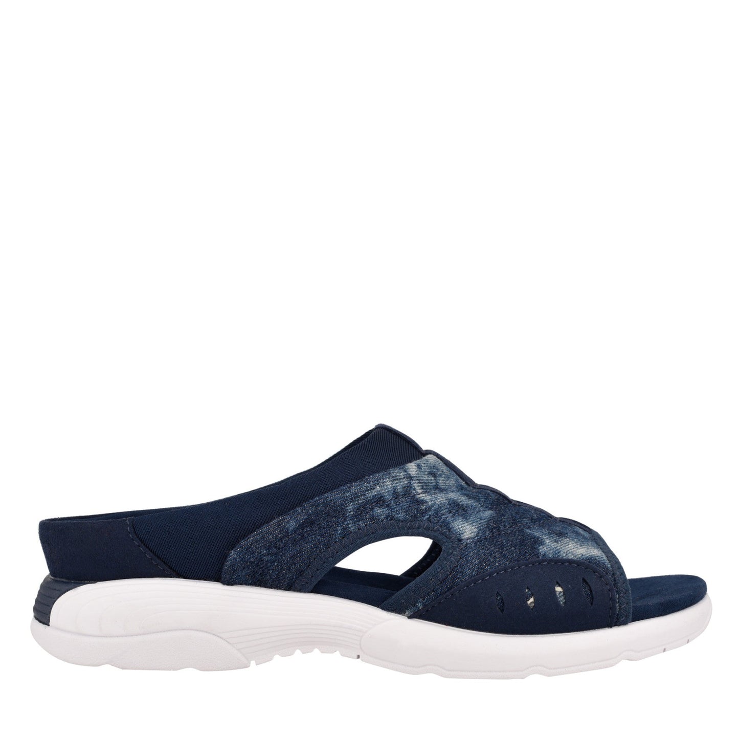 Easy Spirit Traciee Slip On Sandals - Denim Tie Dye