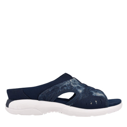 Easy Spirit Traciee Slip On Sandals - Denim Tie Dye