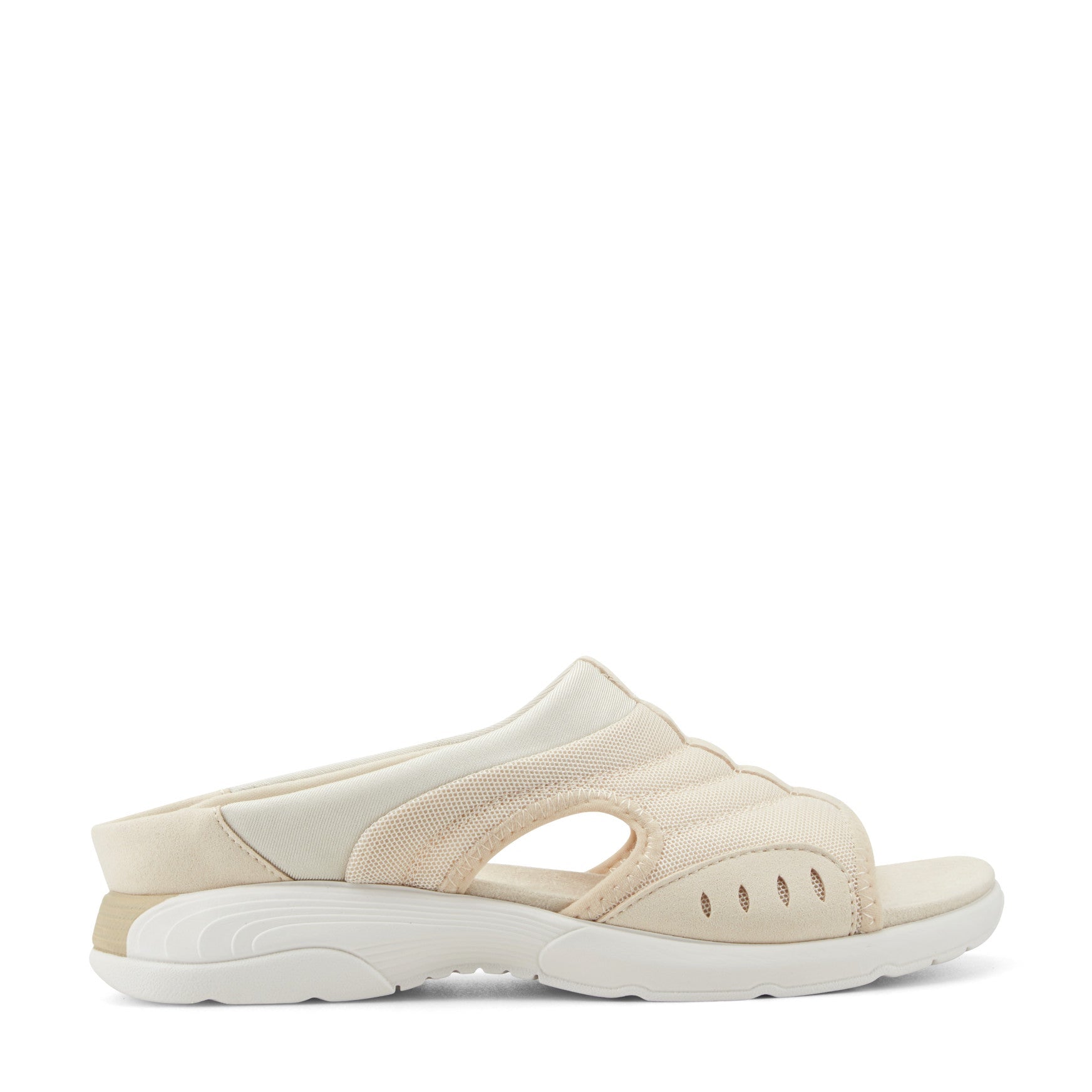 Easy Spirit Traciee Slip On Sandals - Taupe Mesh