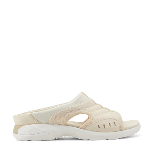 Easy Spirit Traciee Slip On Sandals - Taupe Mesh