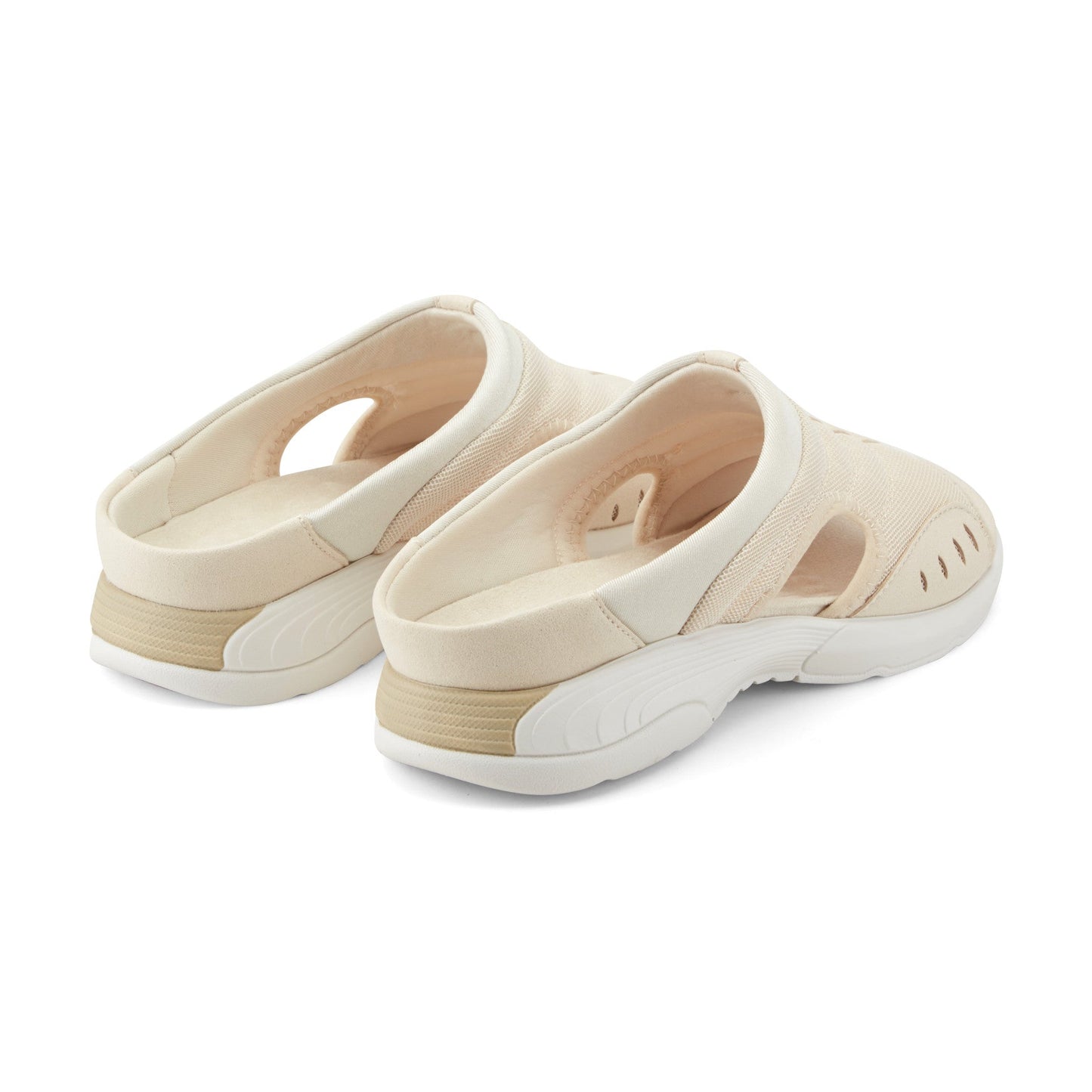 Easy Spirit Traciee Slip On Sandals - Taupe Mesh