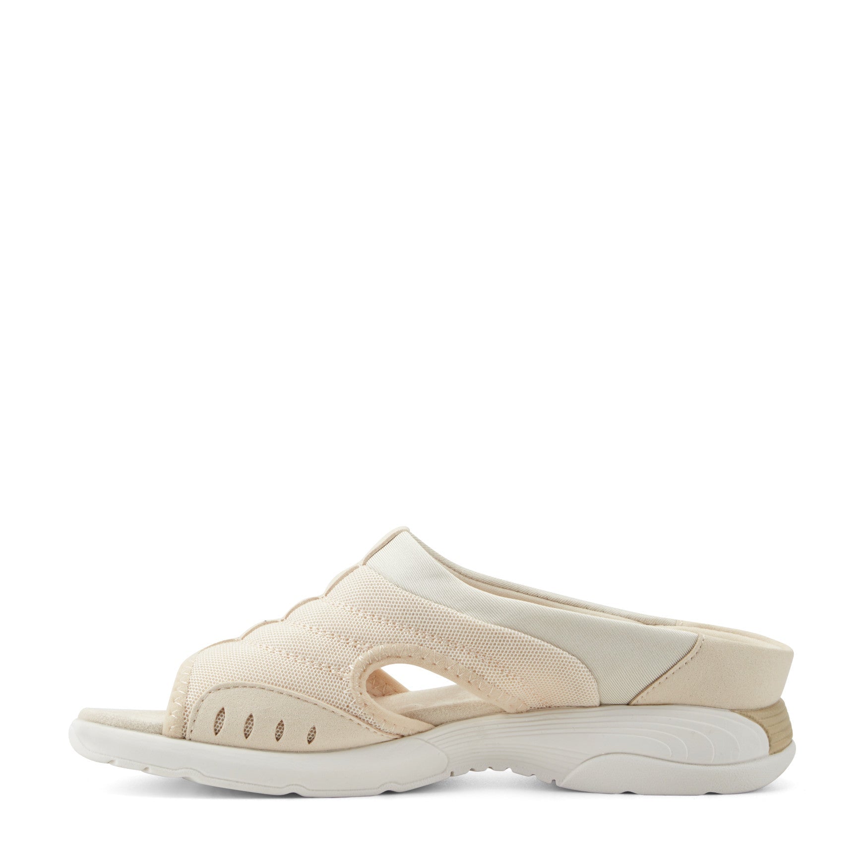 Easy Spirit Traciee Slip On Sandals - Taupe Mesh