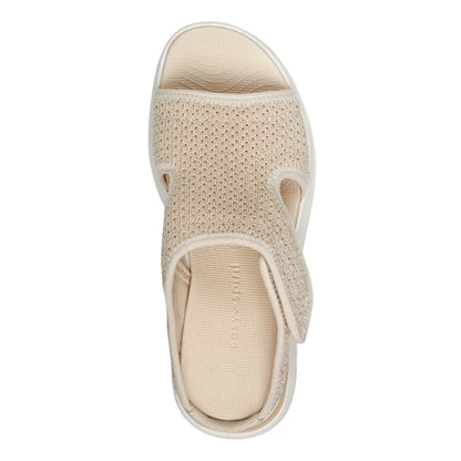 Easy Spirit Taniya Slip On Sandals - Light Natural