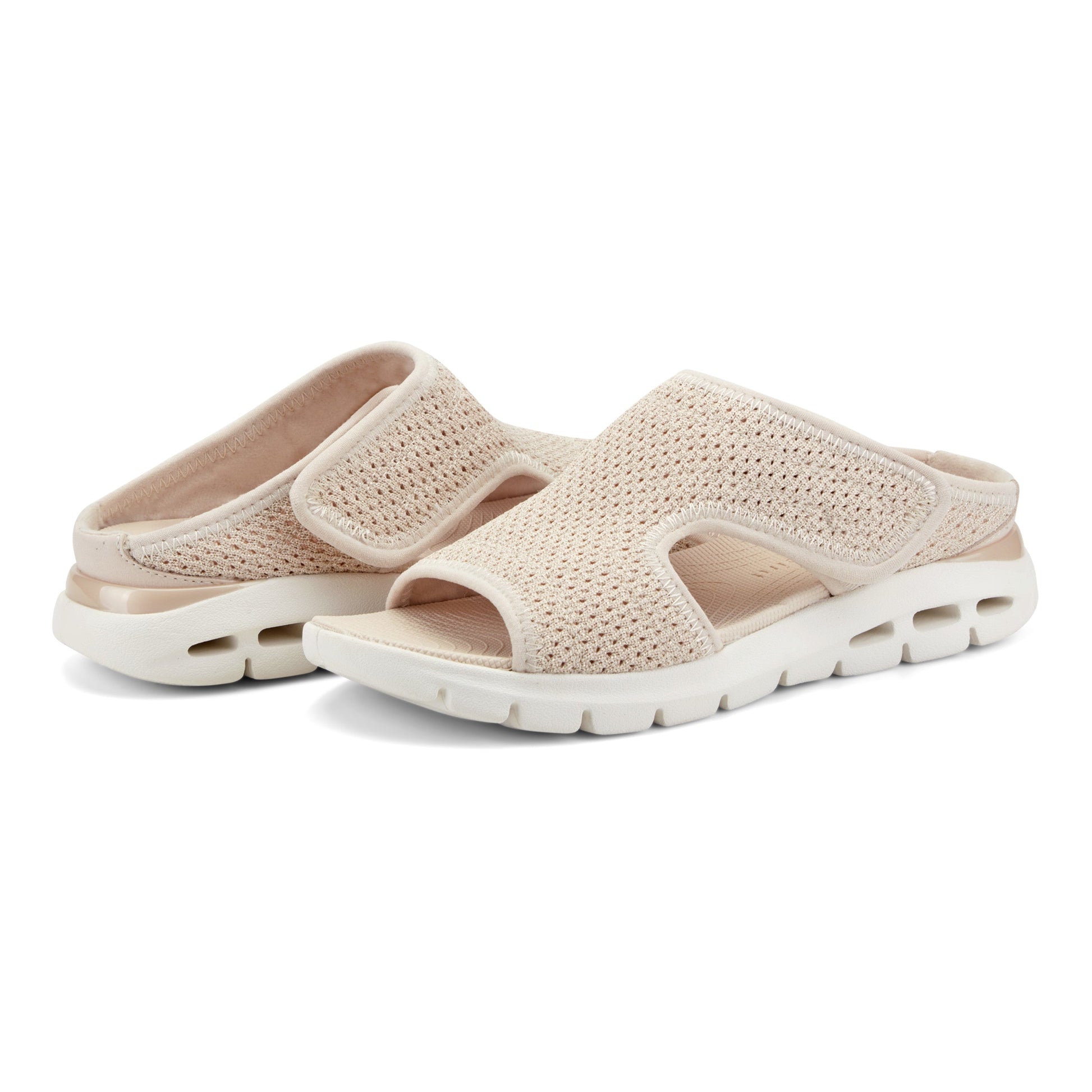 Easy Spirit Taniya Slip On Sandals - Light Natural