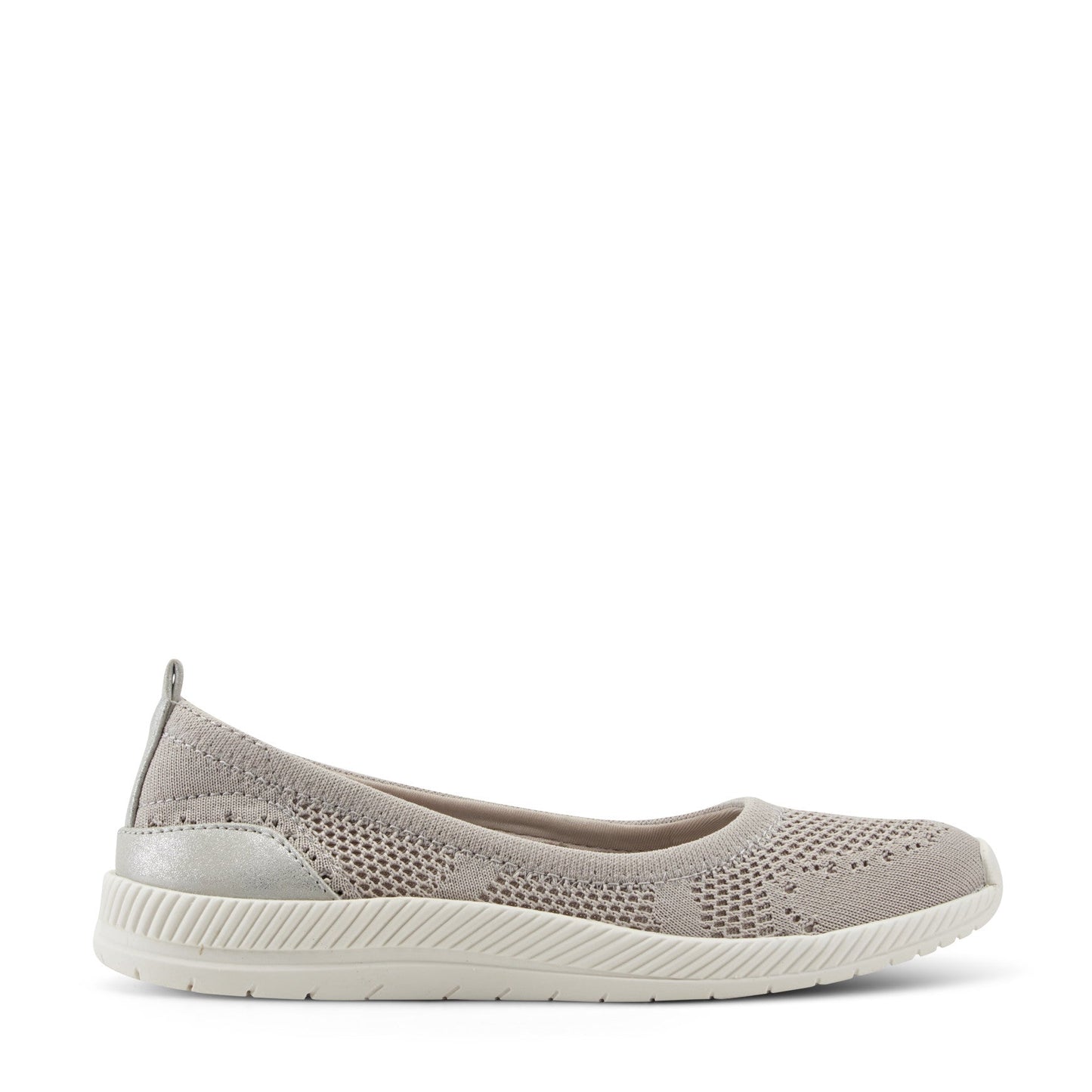 Easy Spirit Glitz Walking Shoes - Taupe Knit