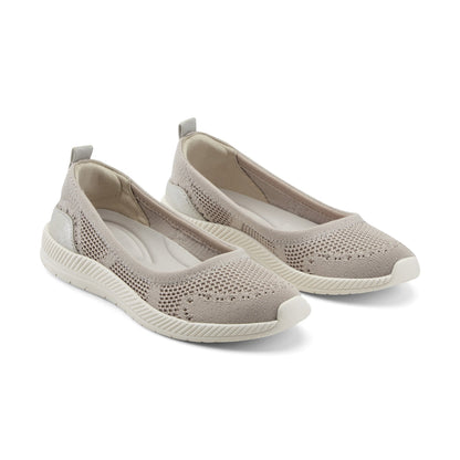 Easy Spirit Glitz Walking Shoes - Taupe Knit