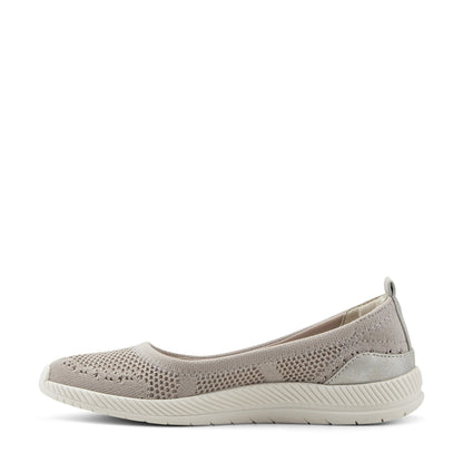 Easy Spirit Glitz Walking Shoes - Taupe Knit
