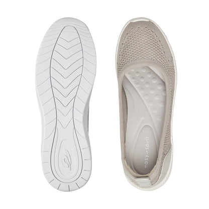 Easy Spirit Glitz Walking Shoes - Taupe Knit