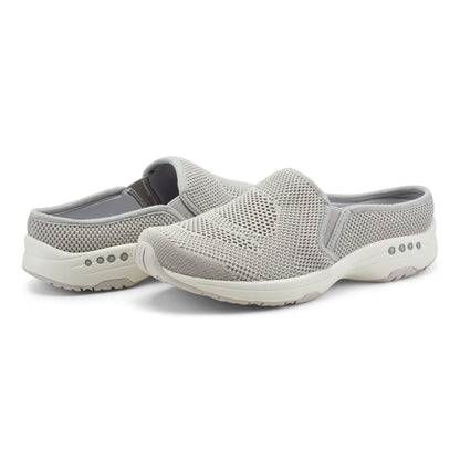 Easy Spirit Takeknit Eco Clogs - Medium Grey