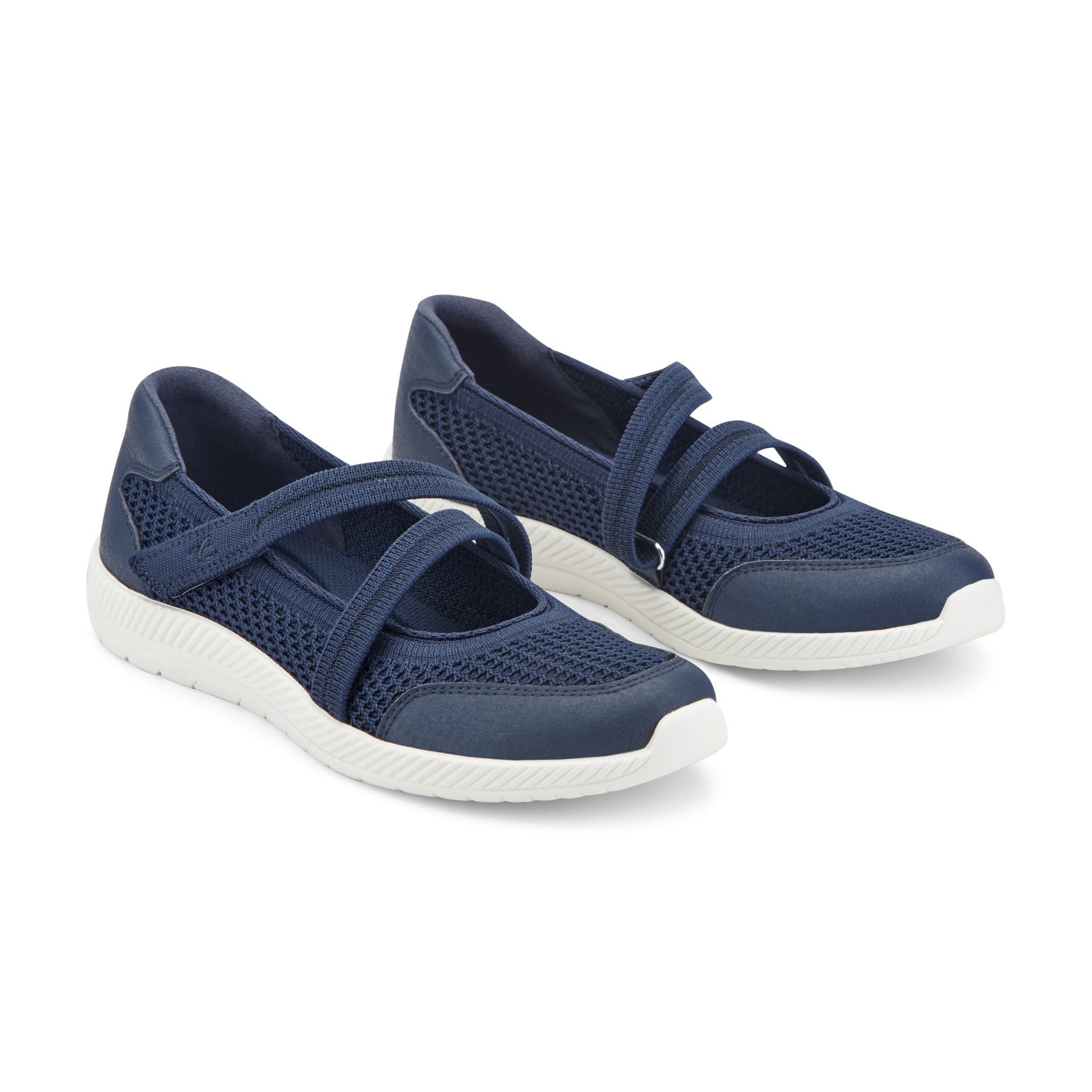 Easy Spirit Gwynn Mary Jane Walking Shoes - Navy