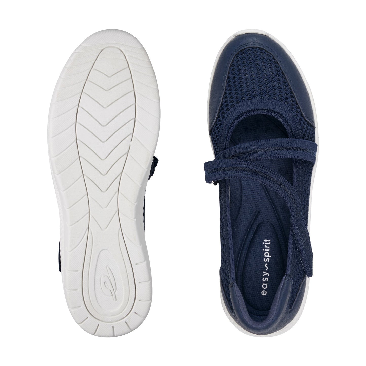 Easy Spirit Gwynn Mary Jane Walking Shoes - Navy