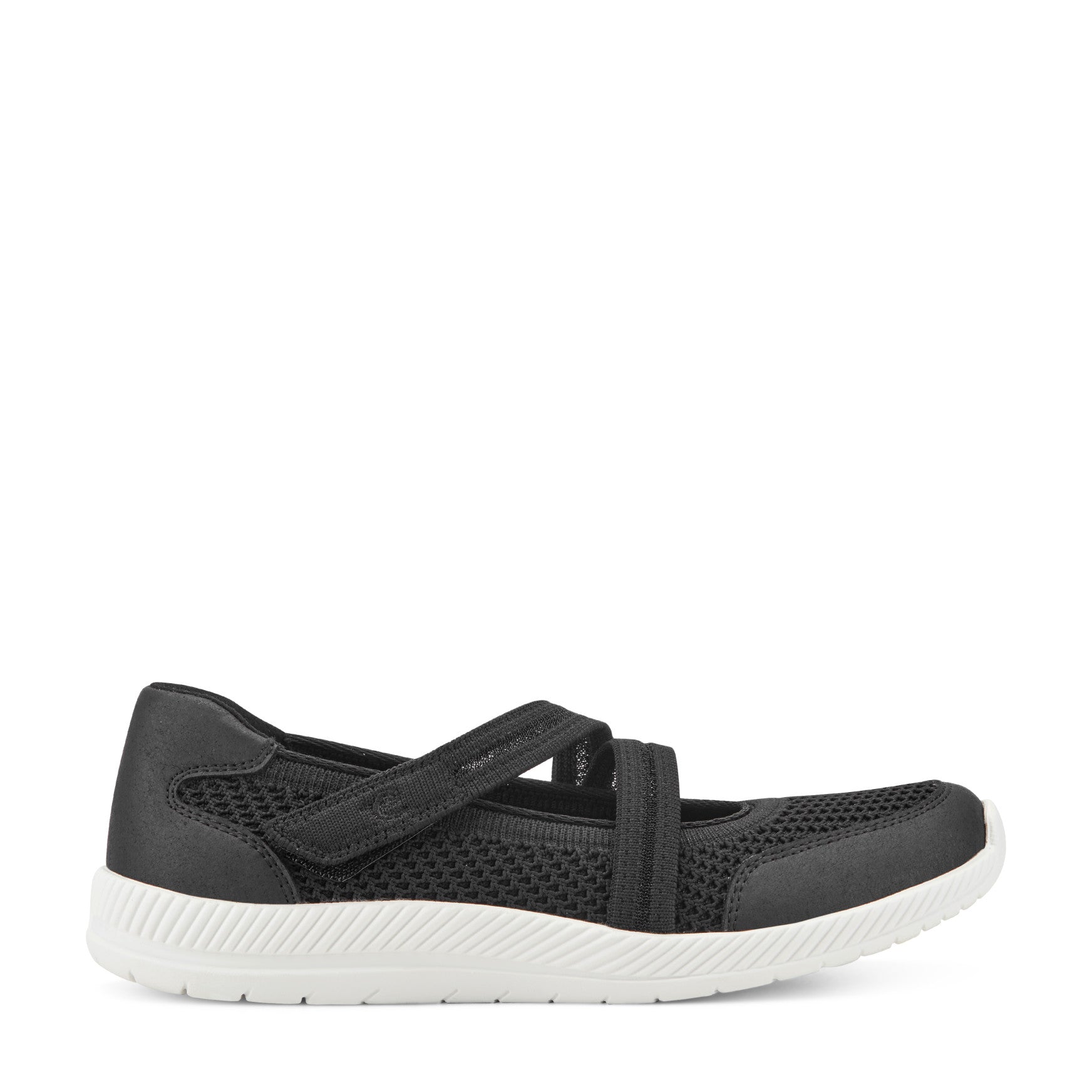 Easy Spirit Gwynn Mary Jane Walking Shoes - Black