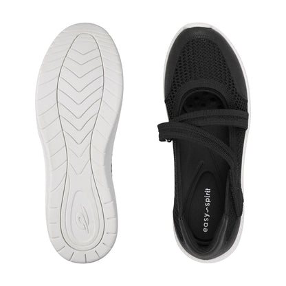Easy Spirit Gwynn Mary Jane Walking Shoes - Black