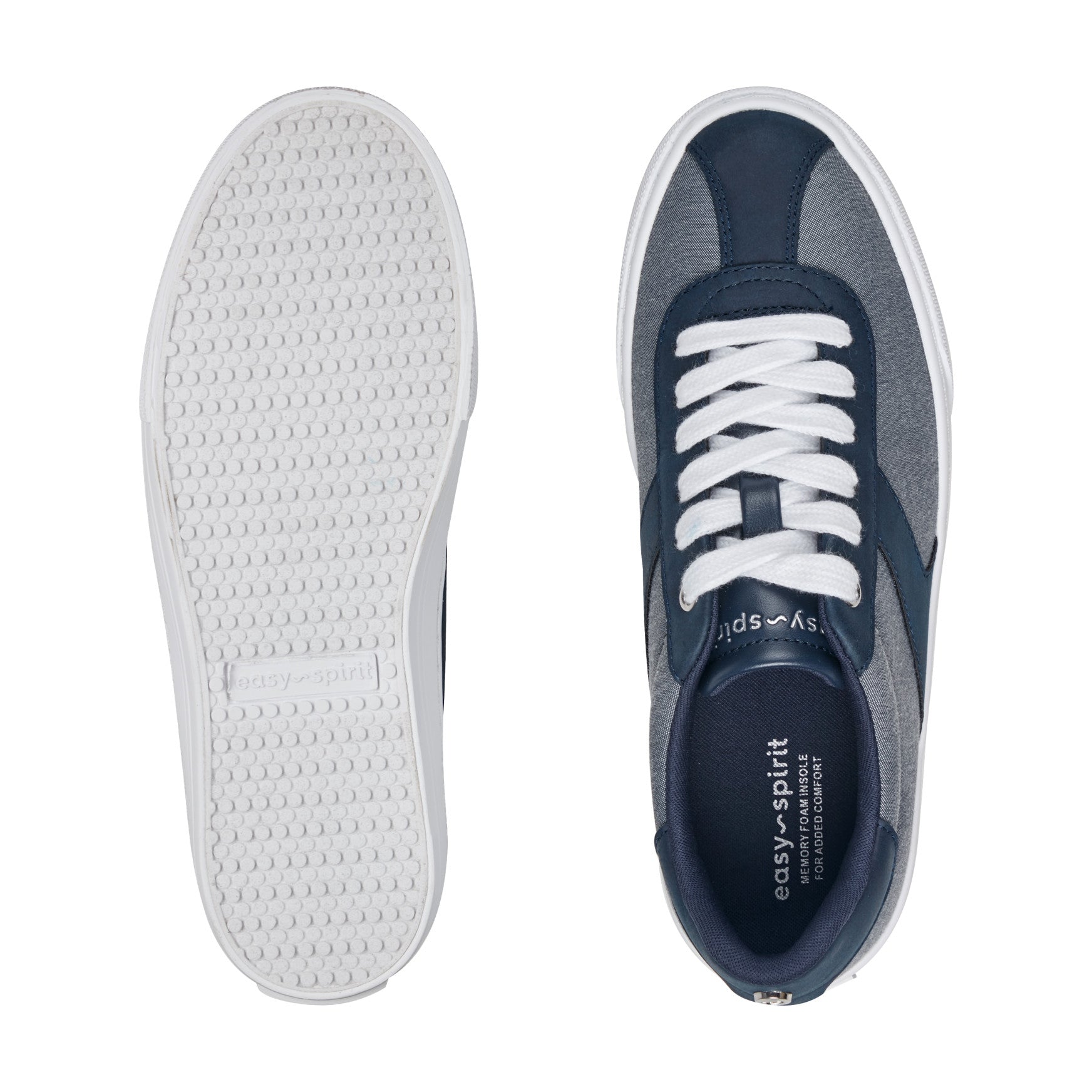 Easy Spirit Laurie Casual Sneakers - Navy/Grey