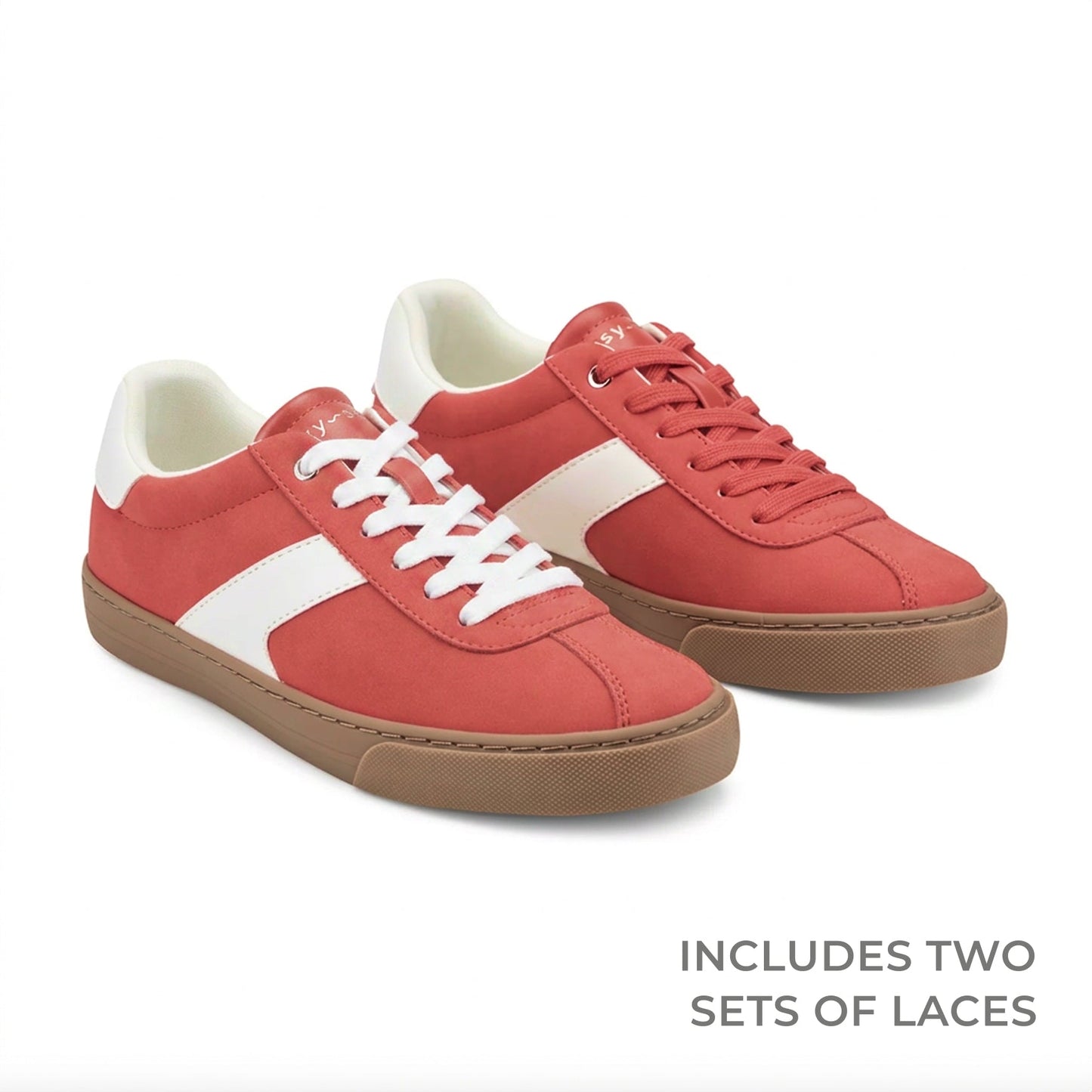 Easy Spirit Laurie Casual Sneakers - Medium Red