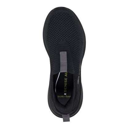Easy Spirit Denise Austin Easypace SOEASY™ EMOVE Sneakers - Black/Black