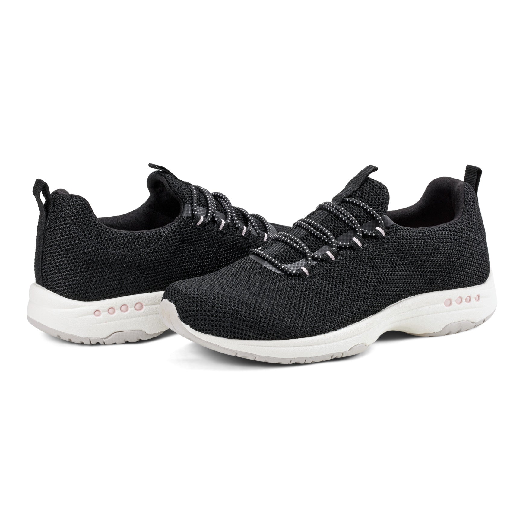 Easy Spirit Tame Slip On Sneakers - Black Knit
