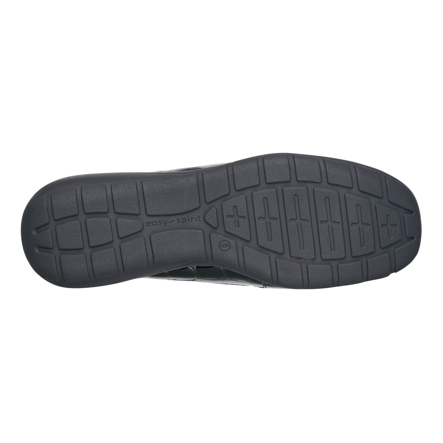 Easy Spirit Abide Casual Flats - Embossed Black Patent