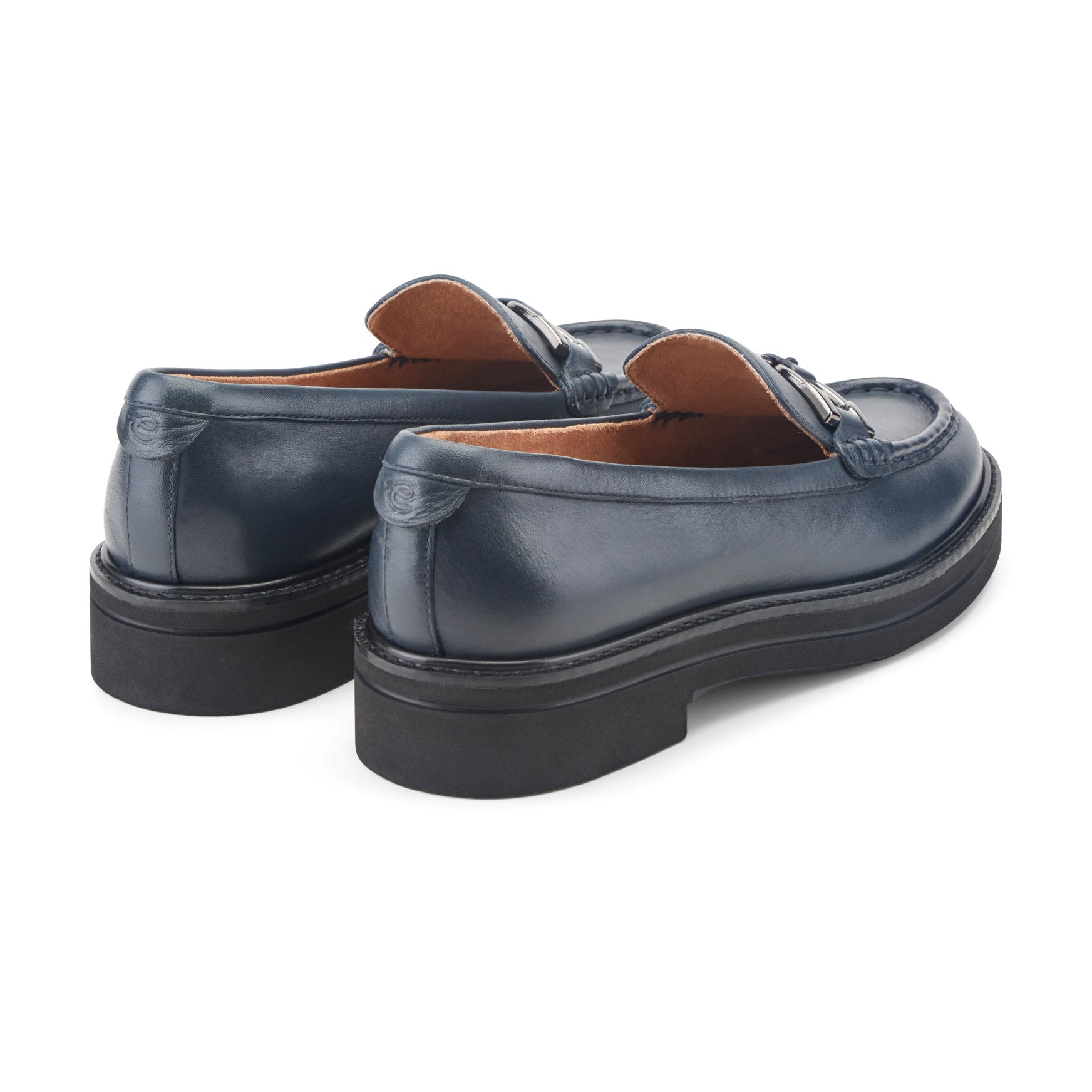 Easy Spirit Zaira Casual Horsebit Loafers - Navy Leather