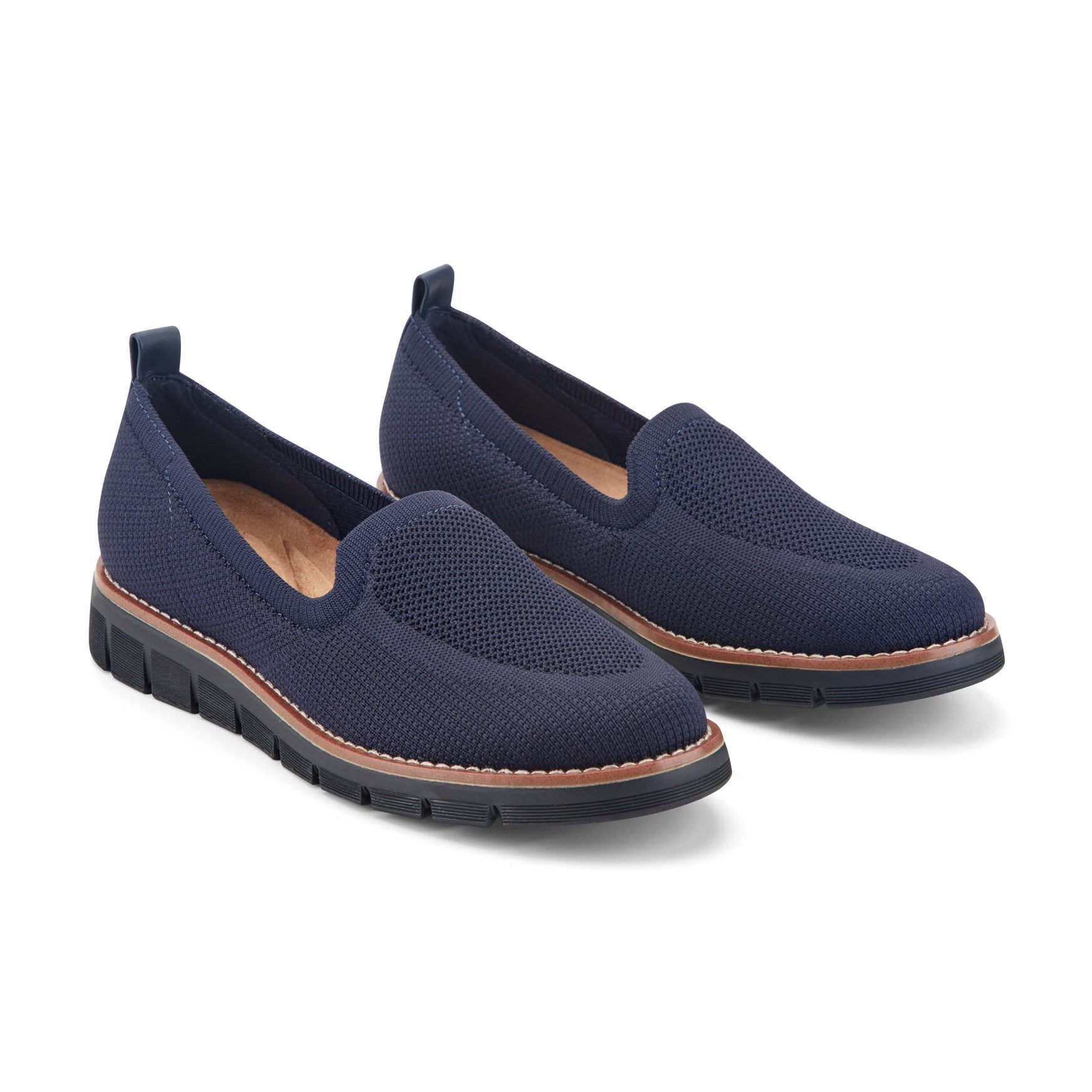 Easy Spirit Valina Casual Slip On Flats - Navy