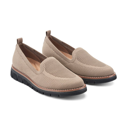 Easy Spirit Valina Casual Slip On Flats - Light Brown